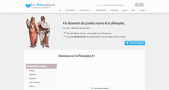 Desktop Screenshot of les-philosophes.fr